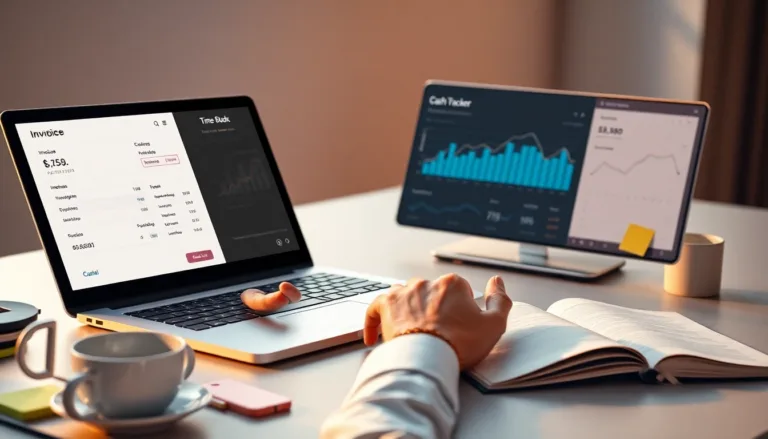 invoice software with time tracking-title