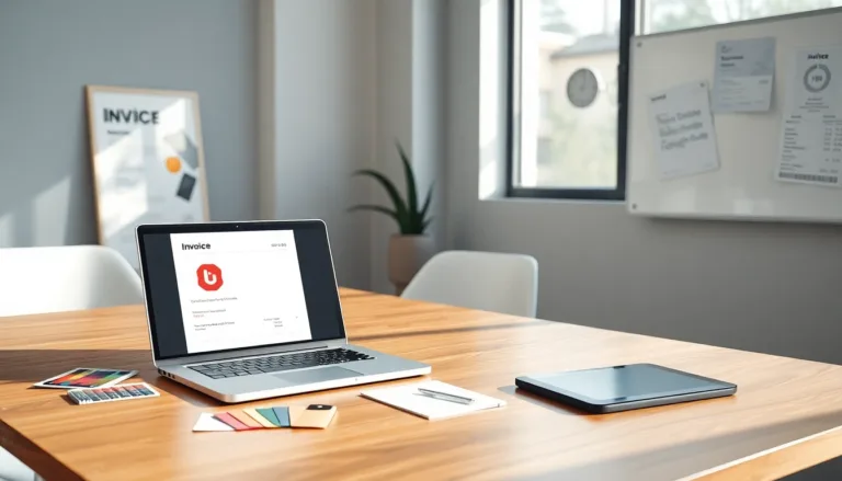 invoice templates with logo-title